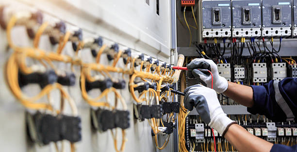 Professional Electrician technician working in Raleigh, NC